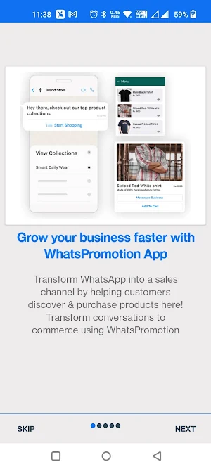 WhatsPromotion - Bulk Sender Screenshot 1