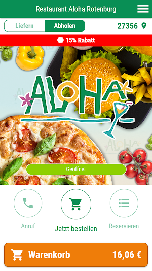 Restaurant Aloha Rotenburg Screenshot 0