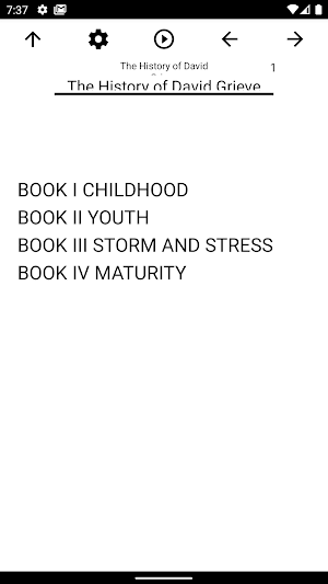 Book, The History of David Grieve Screenshot 0