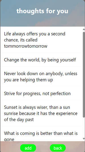 Positive Thoughts by Kushagra Screenshot 0