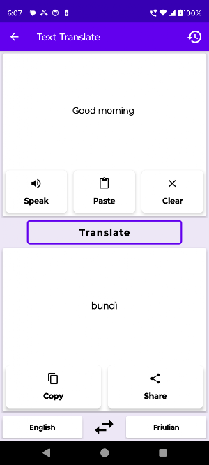 English To Friulian Translator Screenshot 1