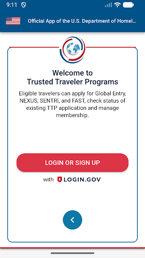 Trusted Traveler Screenshot 1