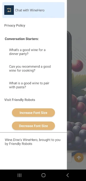 Wine.Dine.Classic Screenshot 1