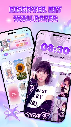 DIY Wallpaper Collage Editor Screenshot 0