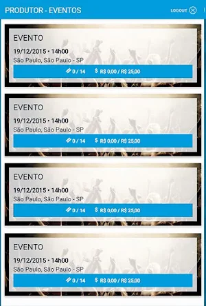 MisterTicket - Produtor Screenshot 2