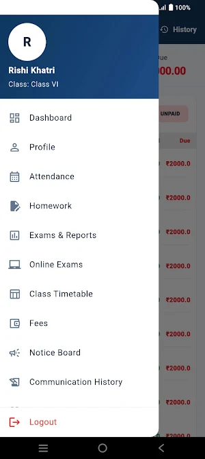A.M.P.S Parent App Screenshot 2