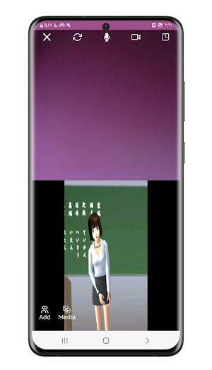 Sakura school fake video call Screenshot 3