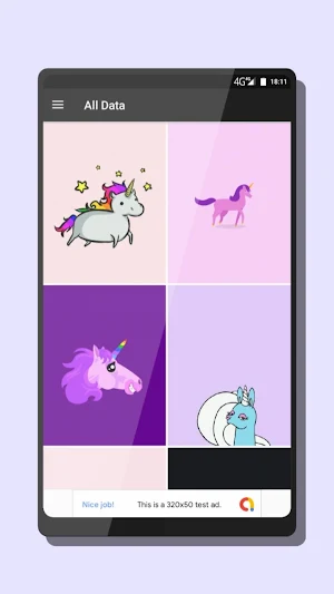 Cute Unicorn Live Wallpaper Screenshot 0