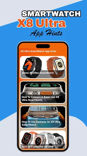 X8 Ultra SmartWatch App Hints Screenshot 2