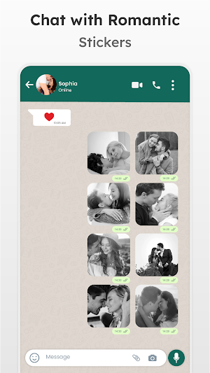 Couple Romantic Stickers Screenshot 3