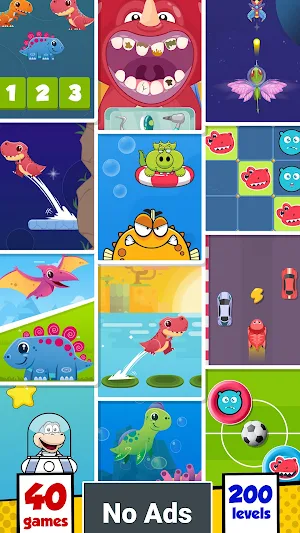 Dinosaur games for kids 3-8 Screenshot 0