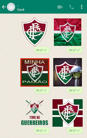 Figurinhas do Fluminense Screenshot 1
