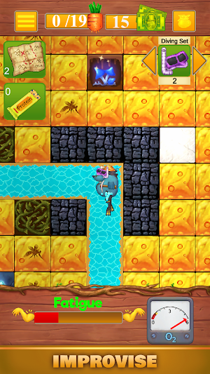 Logic Miner Mole - Puzzle Game Screenshot 0