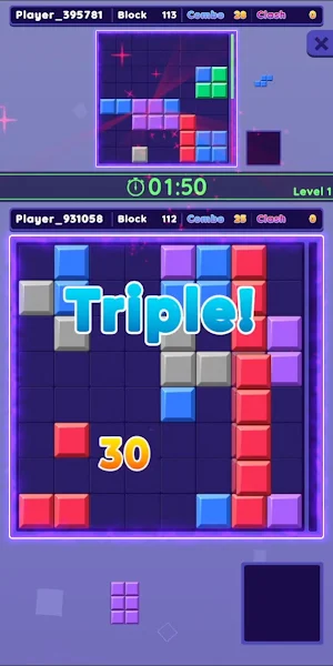 Block Clash : 1vs1 Battle! Screenshot 2