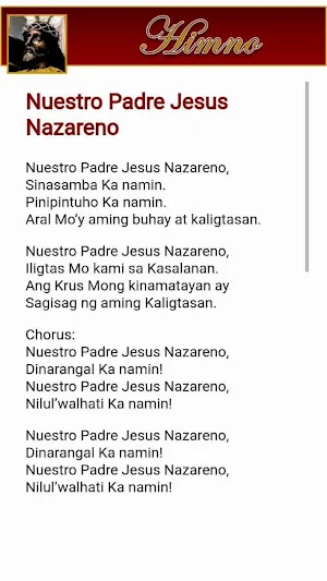 Debosyon kay Nuestro Padre Jesus Nazareno Screenshot 2