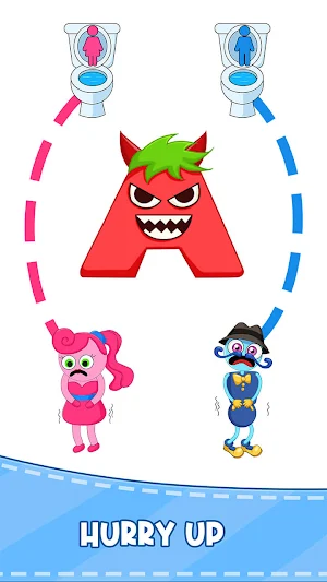 Draw To Path Toilet Race Screenshot 0