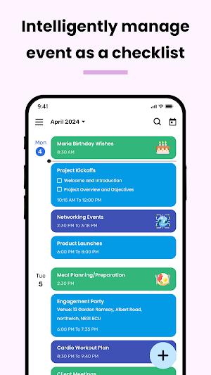Calendar 2024 - Daily Calendar Screenshot 1