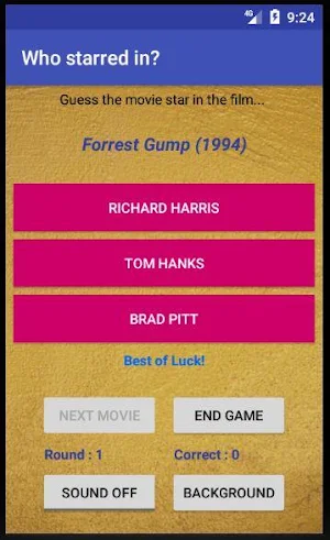 Who starred in? Screenshot 0