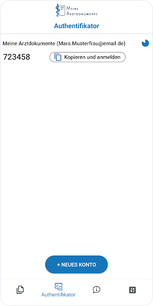 Meine Arztdokumente Screenshot 2