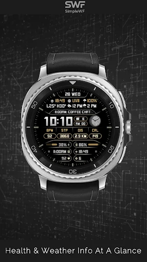 Digital Watch Face Infowatch 1 Screenshot 3