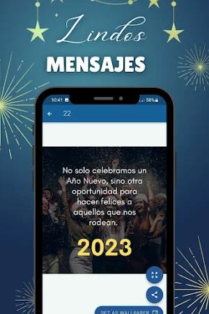 Deseos de Feliz año nuevo 2023 Screenshot 3