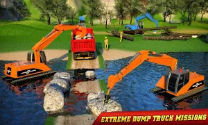 Amphibious Excavator Crane: Construction Simulator Screenshot 3