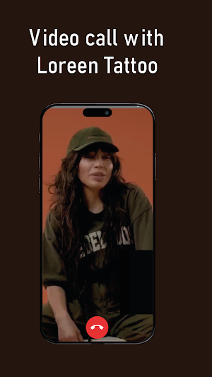 Loreen tattoo fake video call Screenshot 0