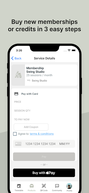 Swing Studio App Screenshot 1