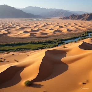 Aerial View Desert Wallpaper Screenshot 3
