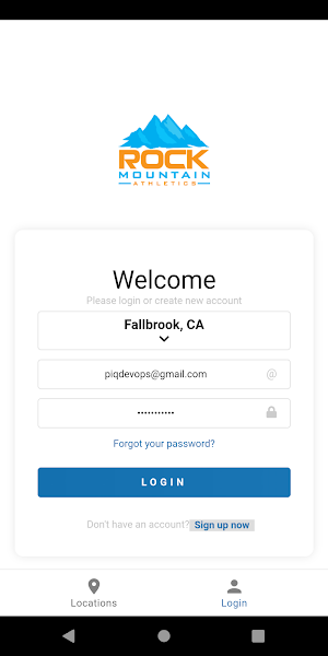 Rock Mountain Athletics App Screenshot 2