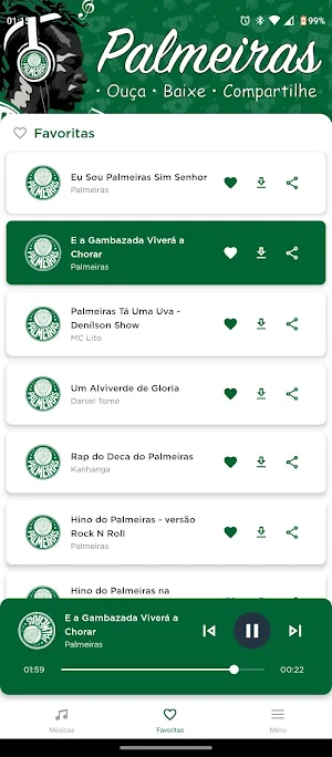 Músicas do Palmeiras Screenshot 0