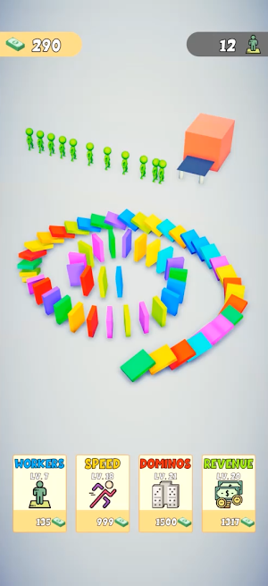 Idle Domino Screenshot 2