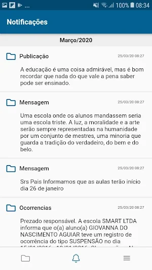 Step by Step Agenda Escolar Screenshot 3