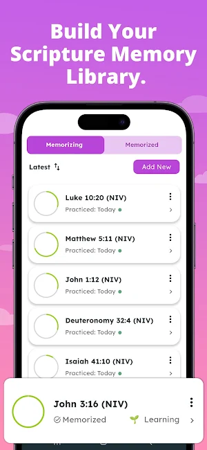 Versana AI- Bible Verse Memory Screenshot 1