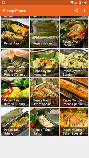 Resep Pepes Screenshot 2