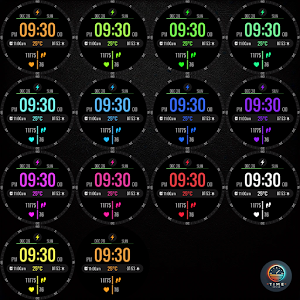 Electronic Time - watch face Screenshot 2