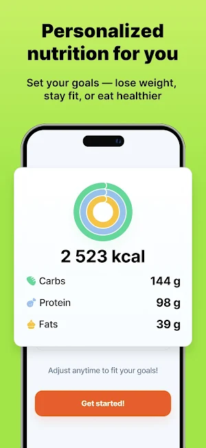 AI Calorie Tracker: SnapToFit Screenshot 1