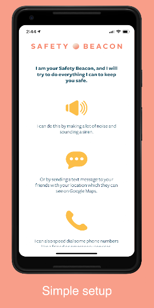 Safety Beacon Screenshot 1