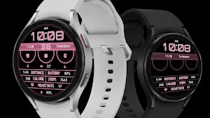 Soft Light PinkWhite Wear OS Screenshot 3