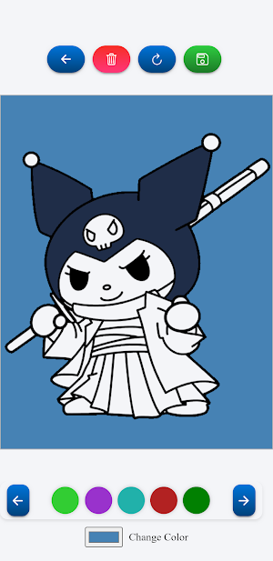 Kawaii Kuromi coloring book Screenshot 1