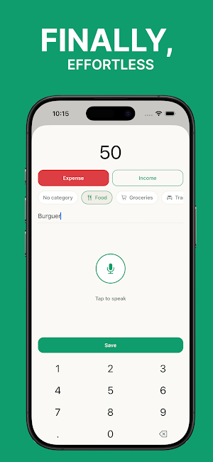 Koinx: Voice Expense Tracker Screenshot 3