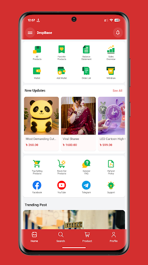 DropBase Reseller Platform Screenshot 1