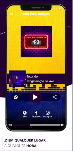Radio Web TutiSom Fm Screenshot 2