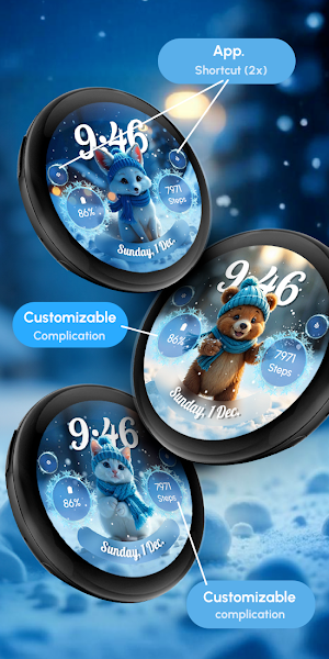 ReS58 - Winter Cute Animals Screenshot 2