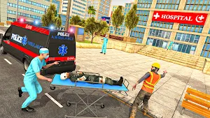 American Police Ambulance Game Screenshot 3
