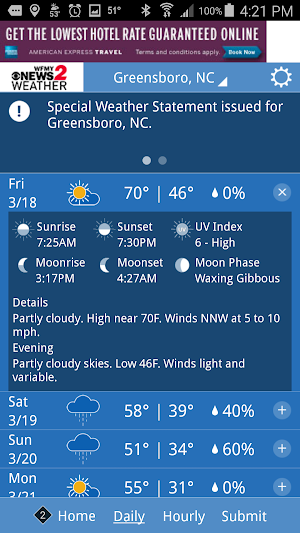 WFMY Radar Screenshot 1