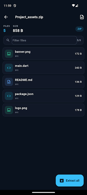Zip Extractor — Unzip RAR 7Z Screenshot 0