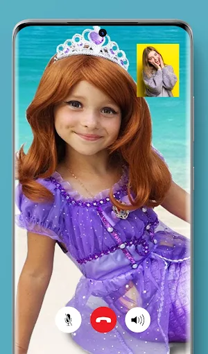 Mermaid Princess Fake Call Video Screenshot 1