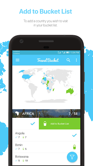 Travel Bucket Screenshot 1