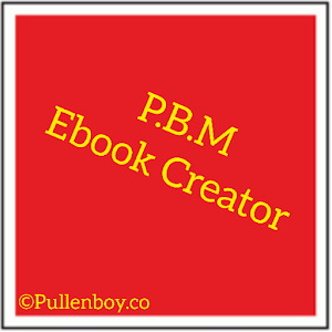 P.B.M. Ebook Creator Screenshot 0